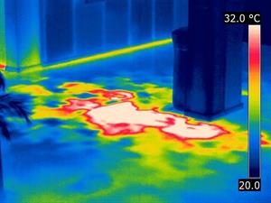 Thermal water leak detection service